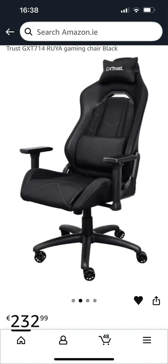 Trust GXT714 RUYA gaming chair Black - Image 2