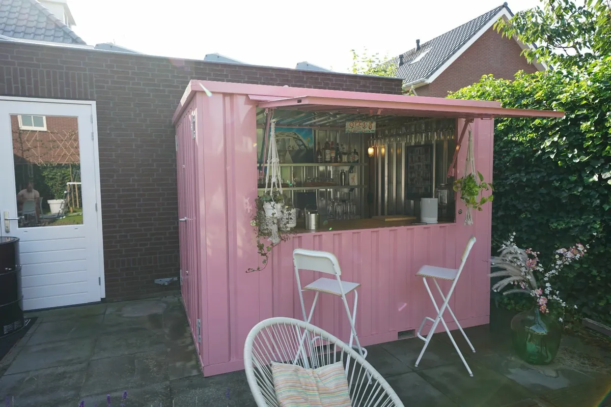 Modern Garden Bar Container – Compact & Stylish - Image 1