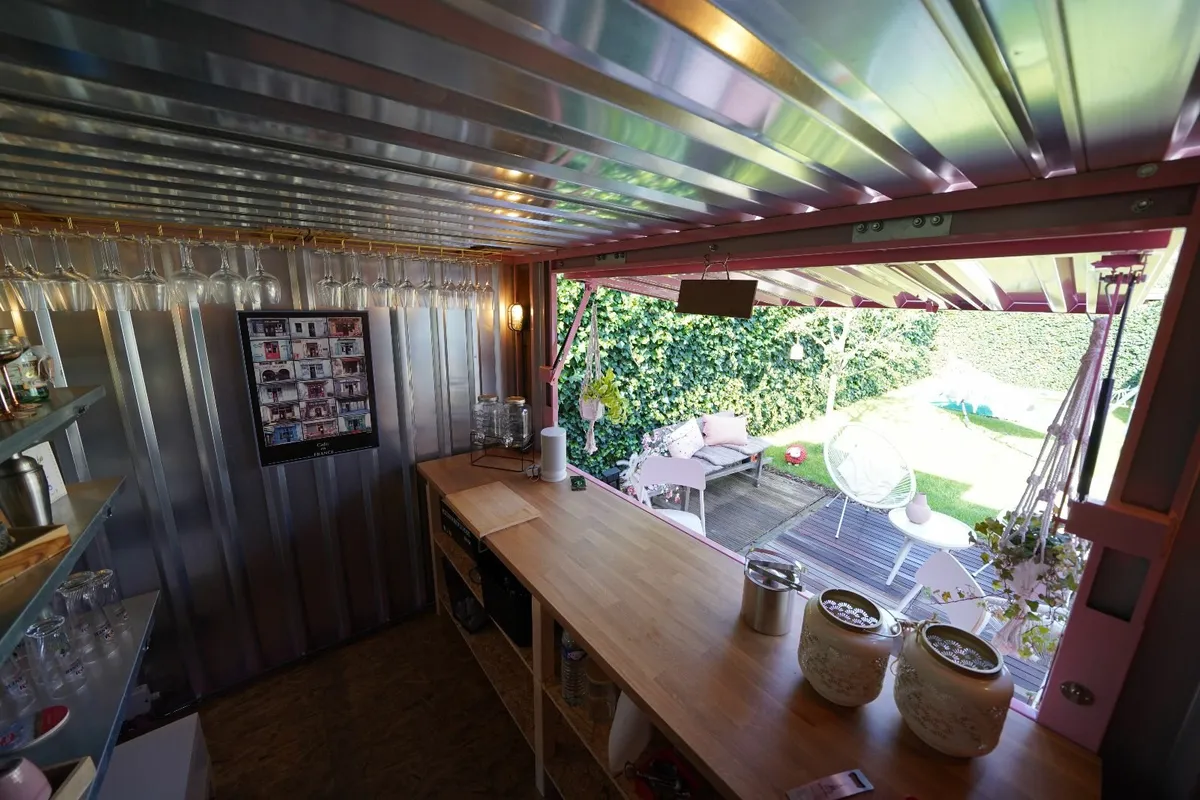 Modern Garden Bar Container – Compact & Stylish - Image 3