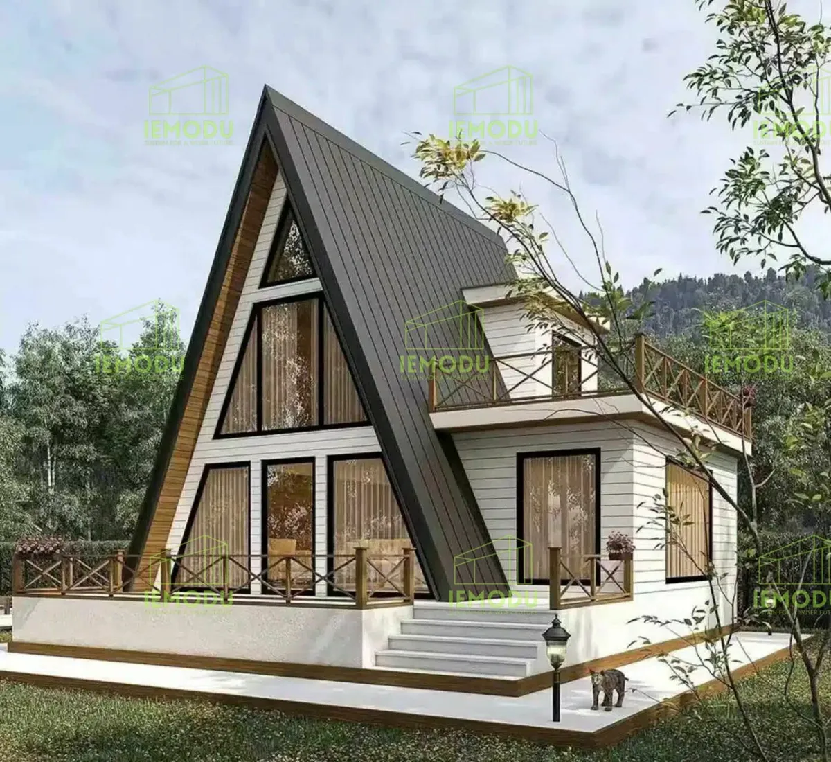 Frame wooden cabin Prefab Tiny house Garden Airbnb - Image 1