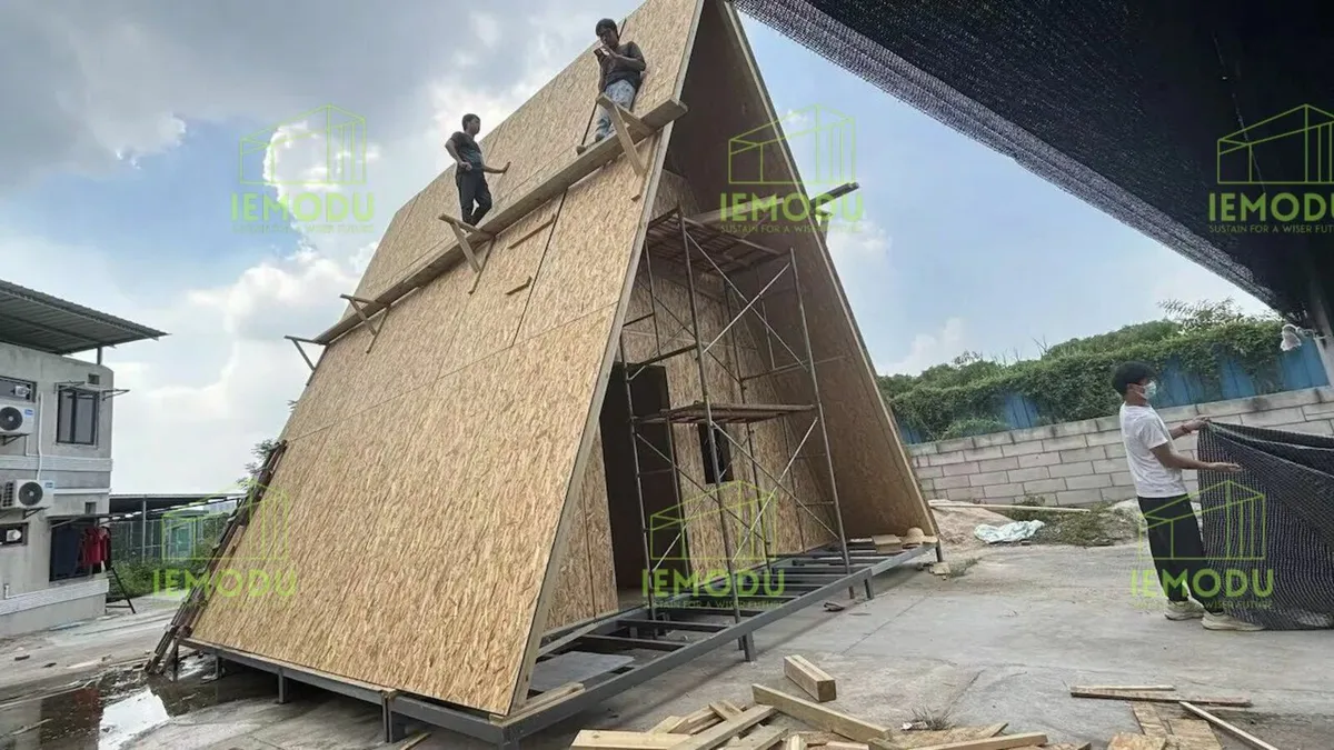 Frame wooden cabin Prefab Tiny house Garden Airbnb - Image 3