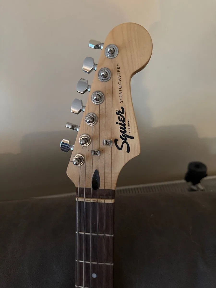 Fender Squire Strat Electric Guitar - Image 3