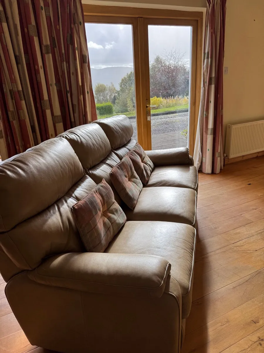 Leather sofa - Image 1