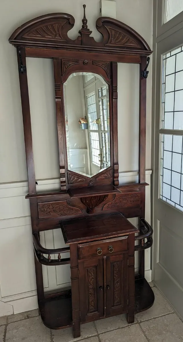 Hall Stand Mahogany - Image 4