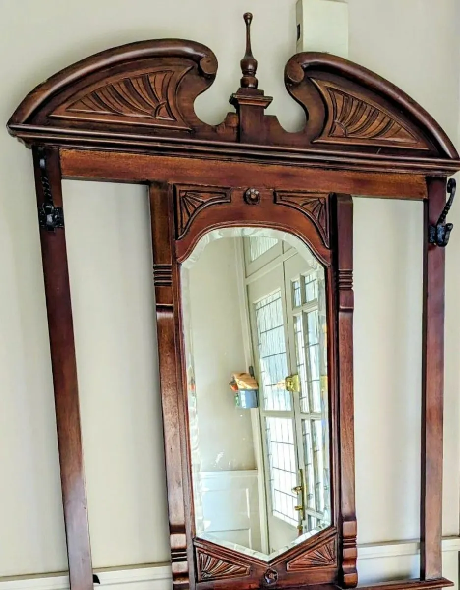 Hall Stand Mahogany - Image 2