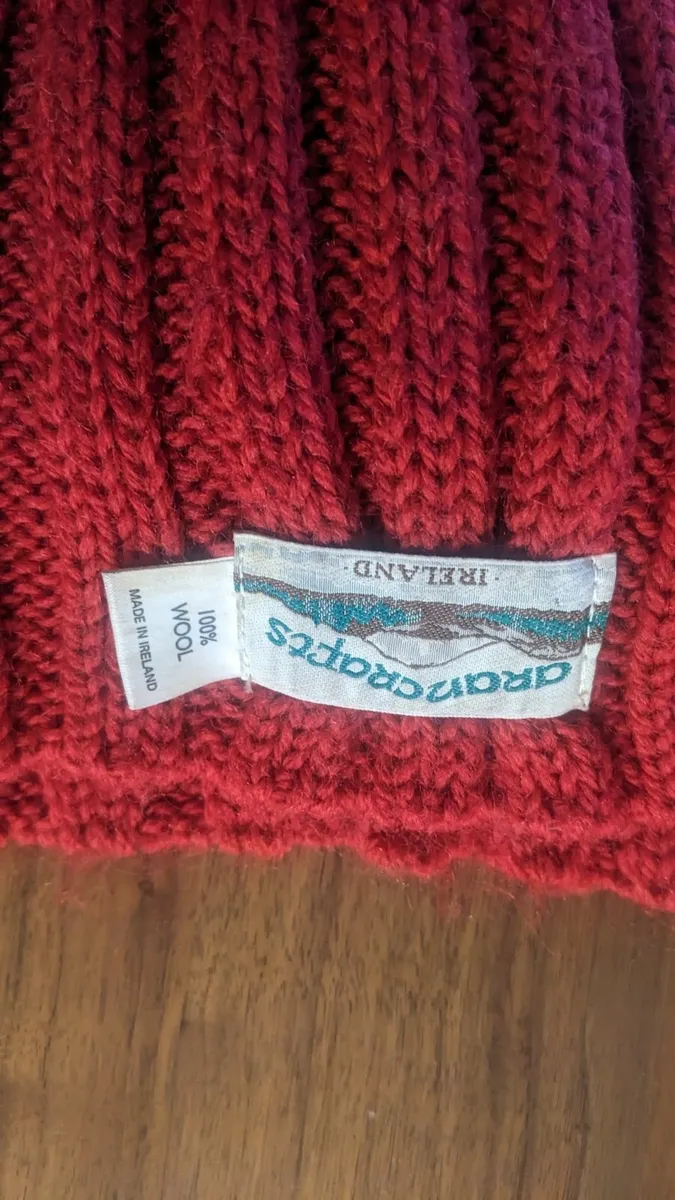 Red Wool scarf - Image 2