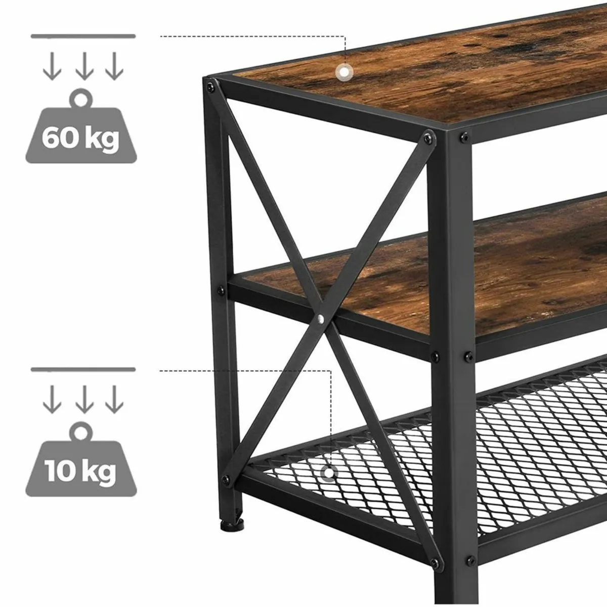 TV cabinet, TV table, Lowboard for TV up to 70 inc - Image 4