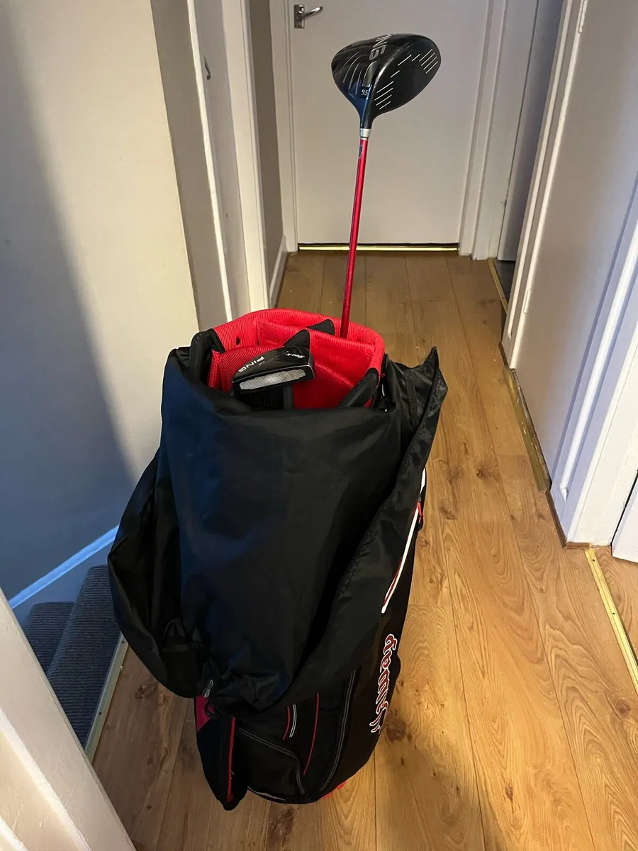 Golf clubs and cart bag - Image 3