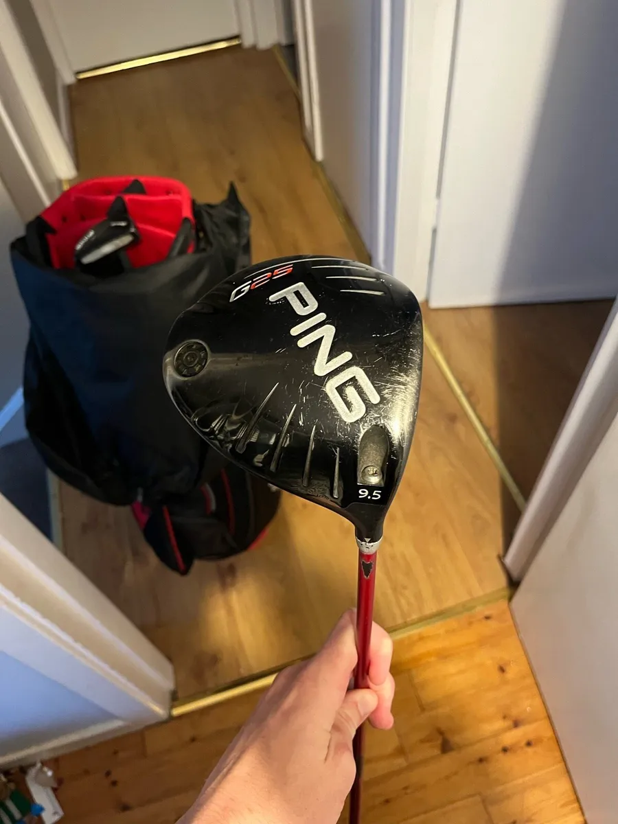 Golf clubs and cart bag - Image 4