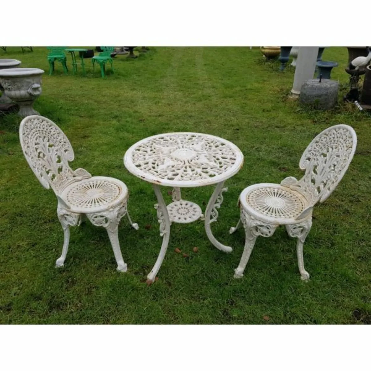 Cast Iron Chair – Ornate – Style H – H64 - Image 3