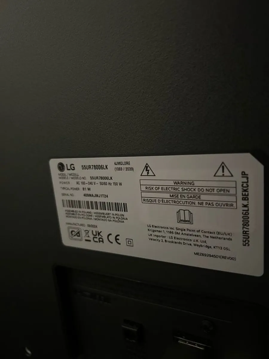 LG 55 Inch Tv - Image 3