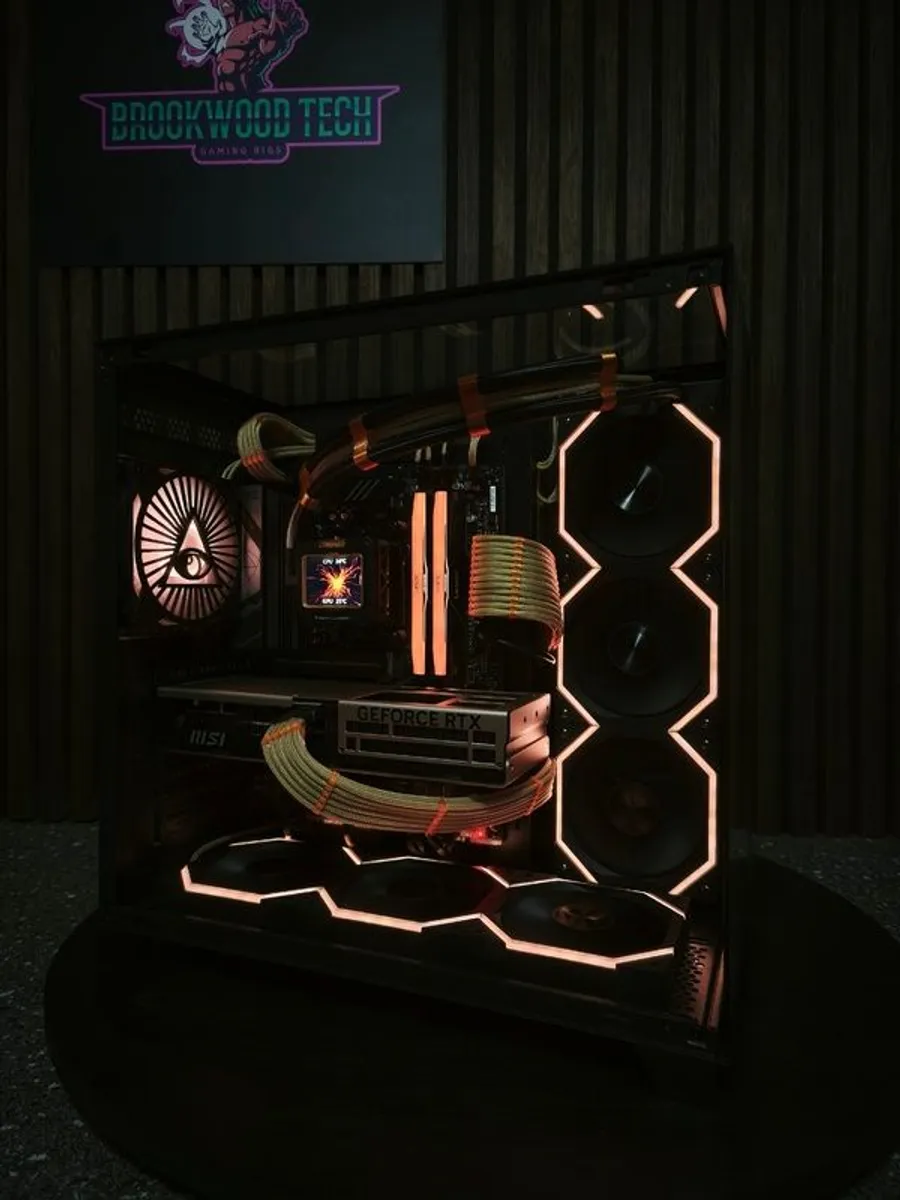 Brand NEW! Brookwood Tech PC BUILD     The Gold Edition Gaming PC RTX 5070/Ryzen 9600x/32 GB DDR5 - Image 2