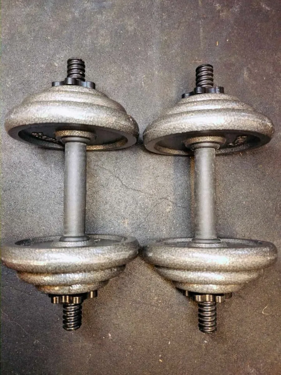 2 x 10KG Dumbbells Pair - 20KG Total Weight - Image 1