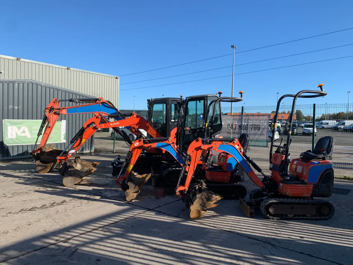EXCAVATORS FOR AUCTION 5TH NOVEMBER - NAAS - Image 1