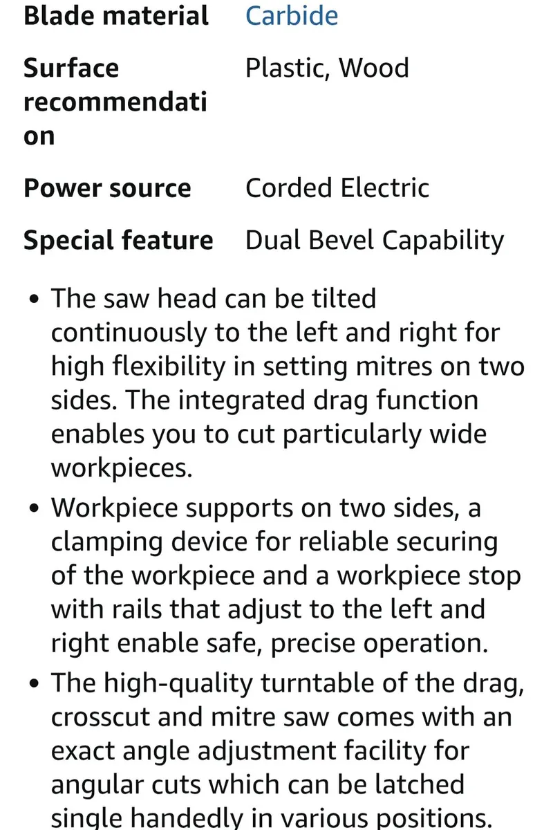 Einhell TC-SM 2131/2 Double Bevel Sliding Mitre - Image 2