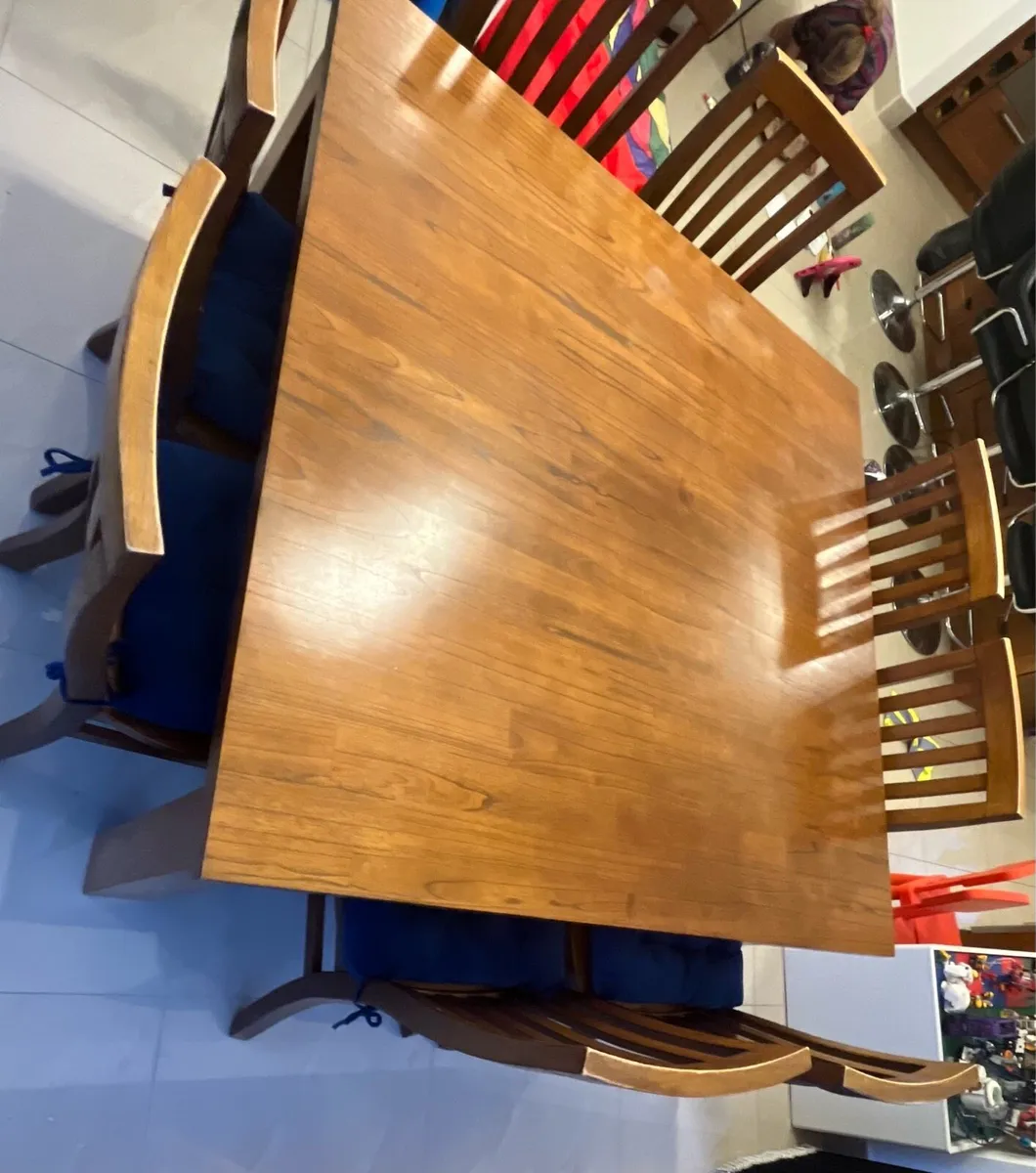 Dining Table and 8 Chairs - Image 3