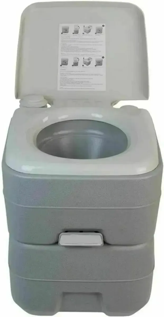 Outdoor Camping Toilet Portable Deluxe Seat - Image 2