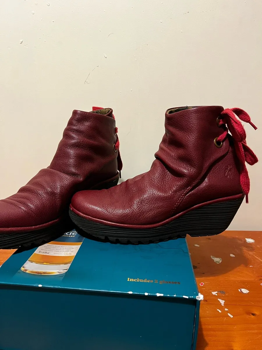 Red Fly London Boots - Image 1