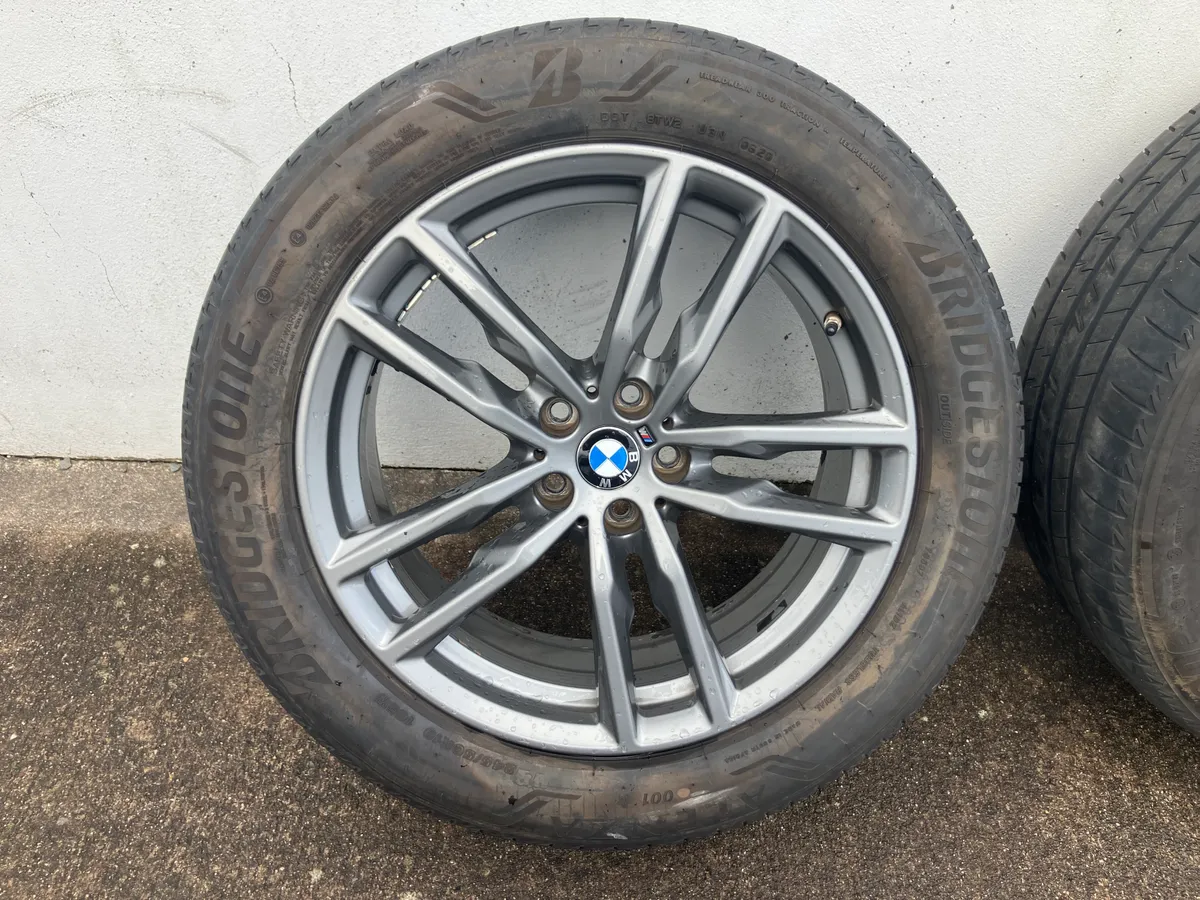 BMW M SPORT 19" ALLOY WHEELS WITH GOOD TYRES - Image 1