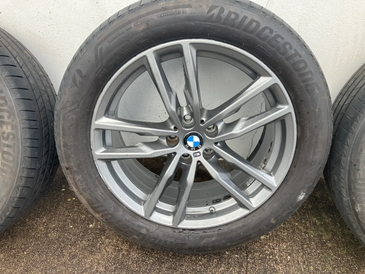 BMW M SPORT 19" ALLOY WHEELS WITH GOOD TYRES - Image 2