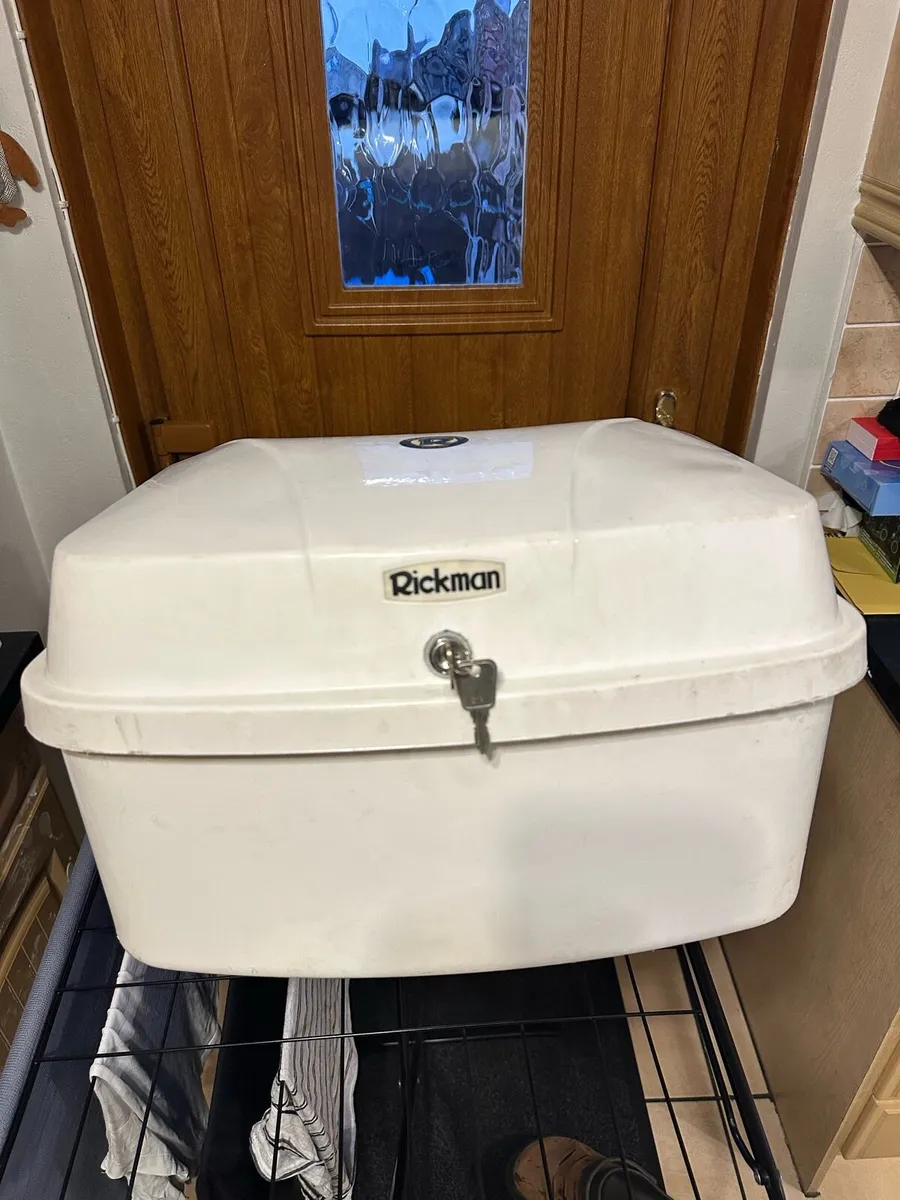 Genuine Honda Rickman Box and Rack + all fittings - Image 1