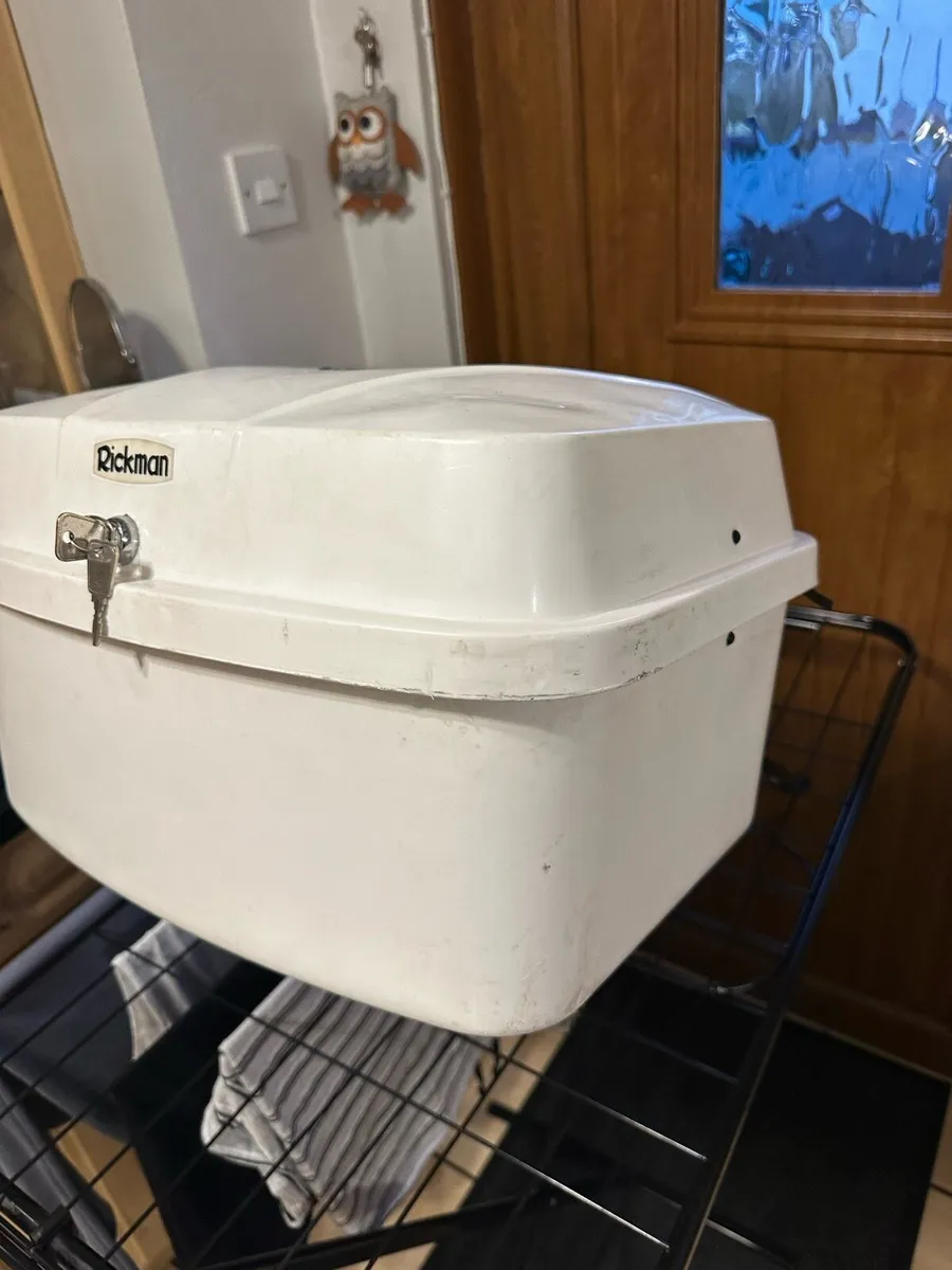 Genuine Honda Rickman Box and Rack + all fittings - Image 2