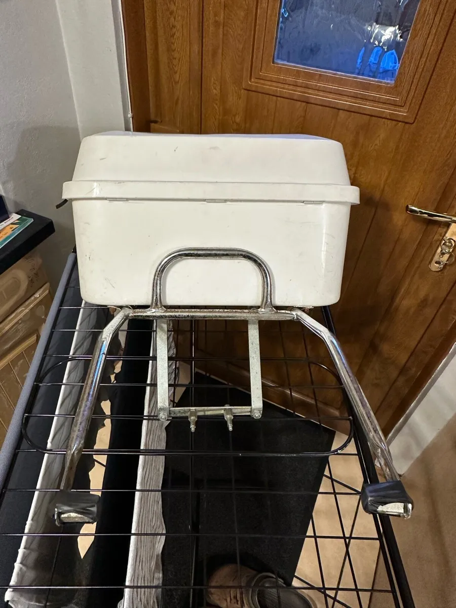 Genuine Honda Rickman Box and Rack + all fittings - Image 4