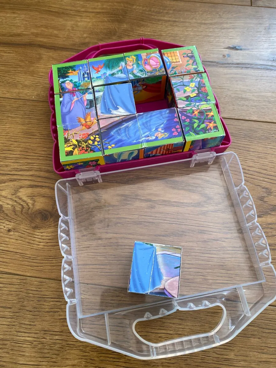 Disney Princess Cube Puzzle 12 blocks - Image 1