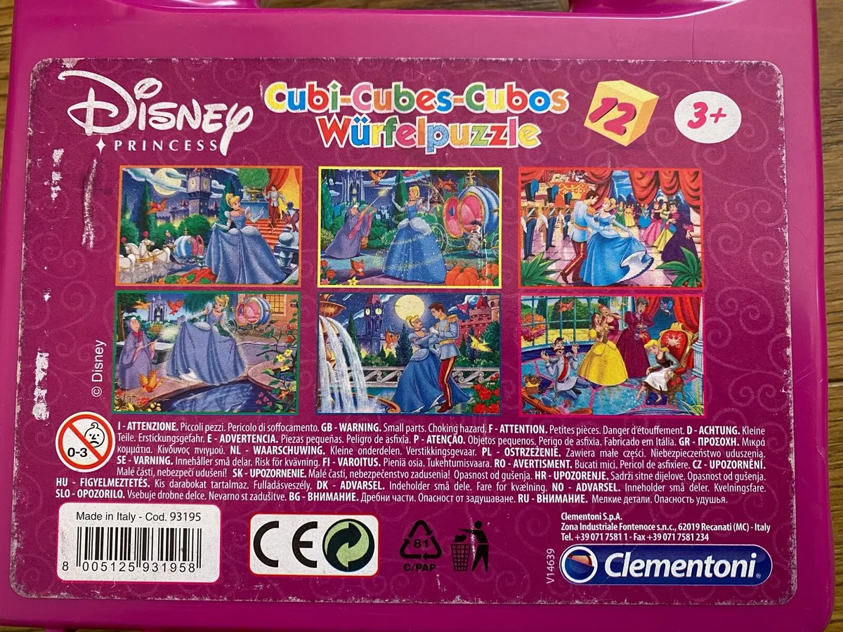 Disney Princess Cube Puzzle 12 blocks - Image 3