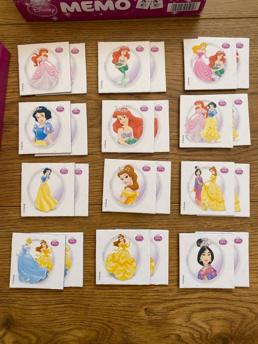Kid’s Toys Disney Princess Memo Card Game - Image 2