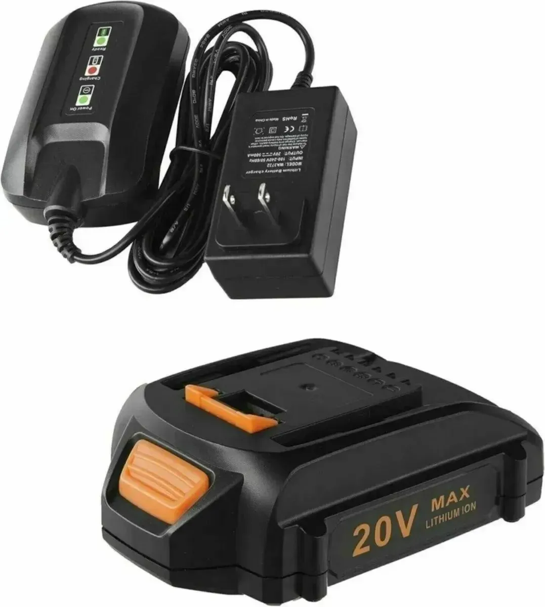 Worx 20V Replacement Battery Compatible WA3520 - Image 1