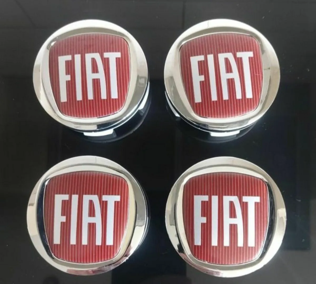 4 x Fiat Centre Caps - FREE POST - Image 1
