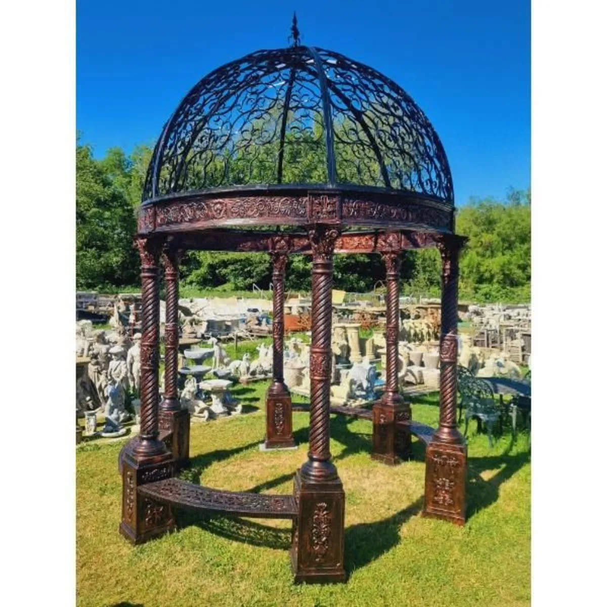 Cast Iron Gazebo – D1119 - Image 2