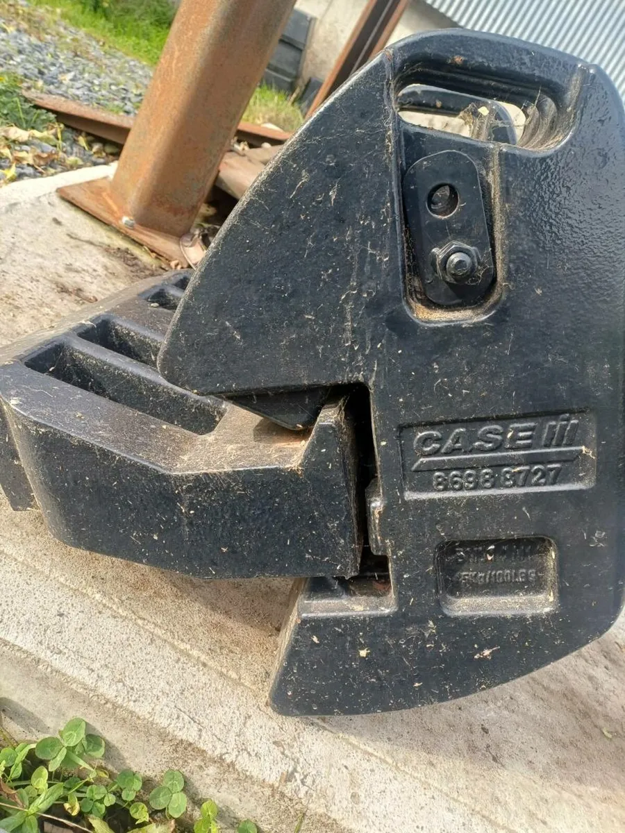 Case weights and front weight block - Image 3