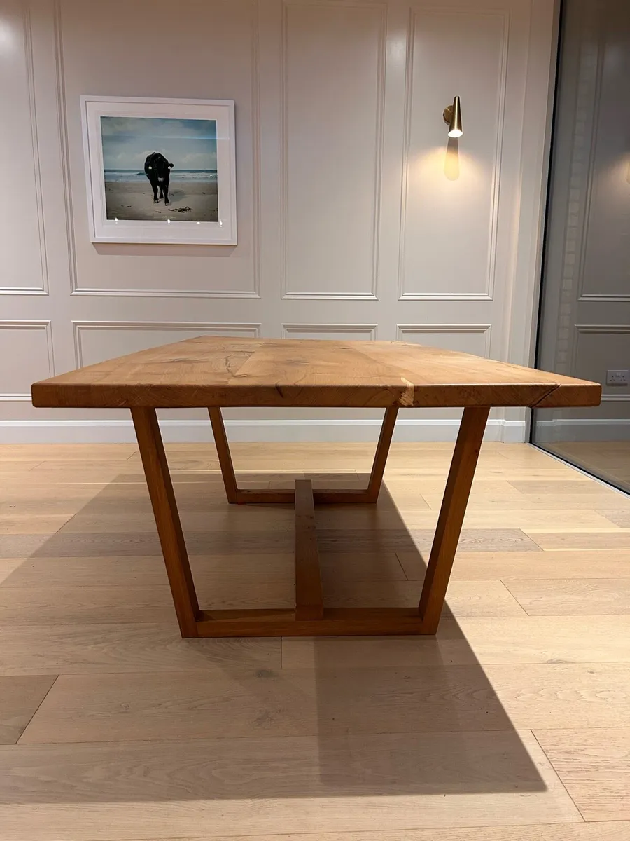 8 Seater Solid Ash Table - Image 1