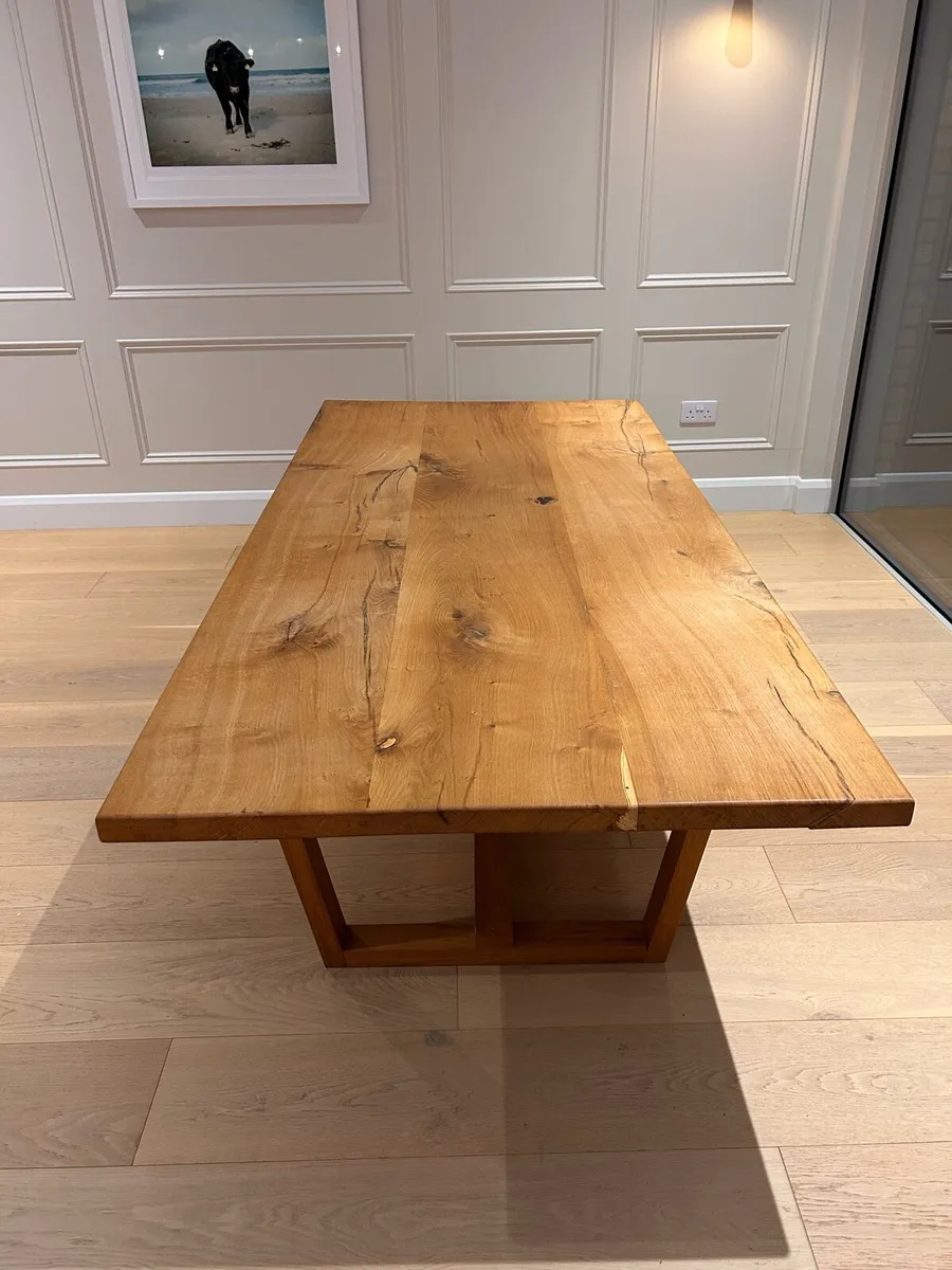 8 Seater Solid Ash Table - Image 2
