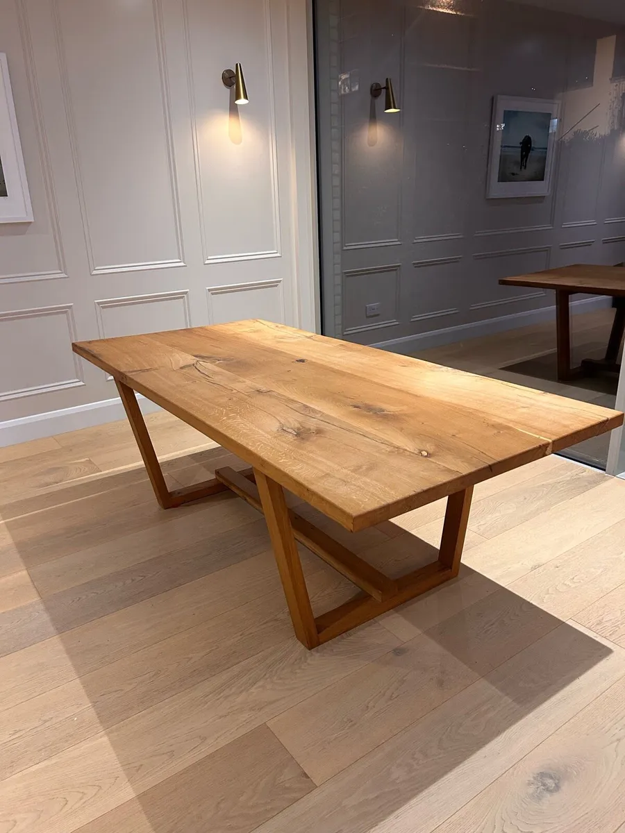 8 Seater Solid Ash Table - Image 3