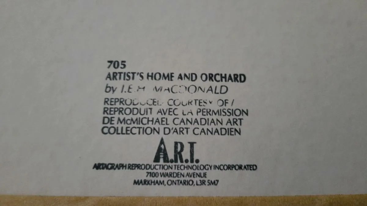 Pair of mounted & framed prints by Canadian artist - Image 4