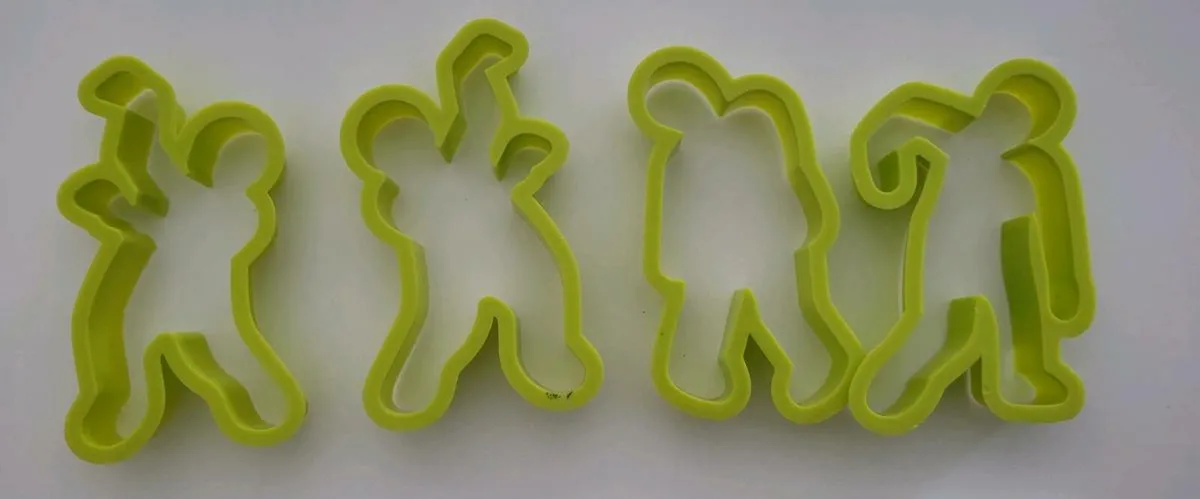 Halloween,  Zombie cookie cutters - Image 1