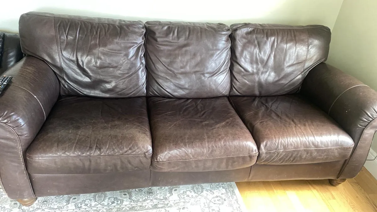 Leather sofa - Image 1