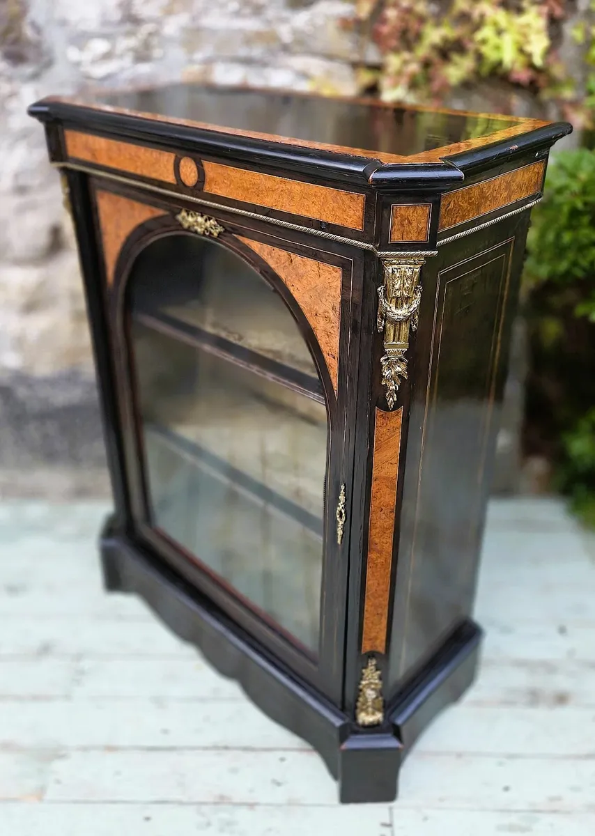 Victorian Ebonised Pier Cabinet- Circa 1880 - Image 3