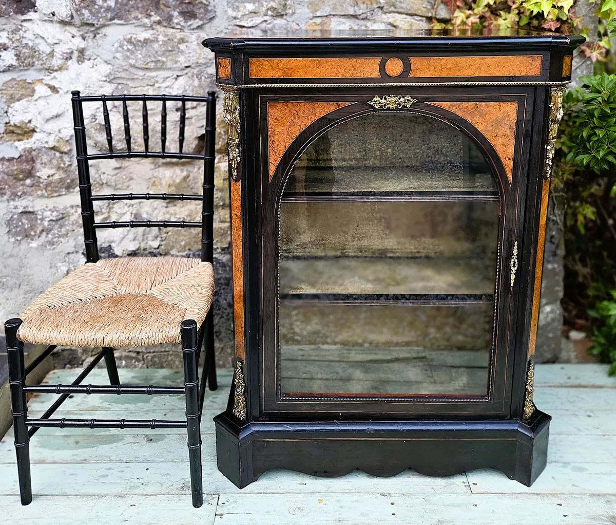 Victorian Ebonised Pier Cabinet- Circa 1880 - Image 4