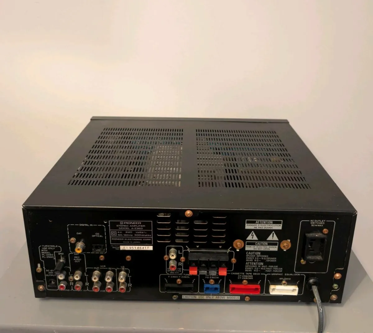 Pioneer Amplifier digital input - Image 3