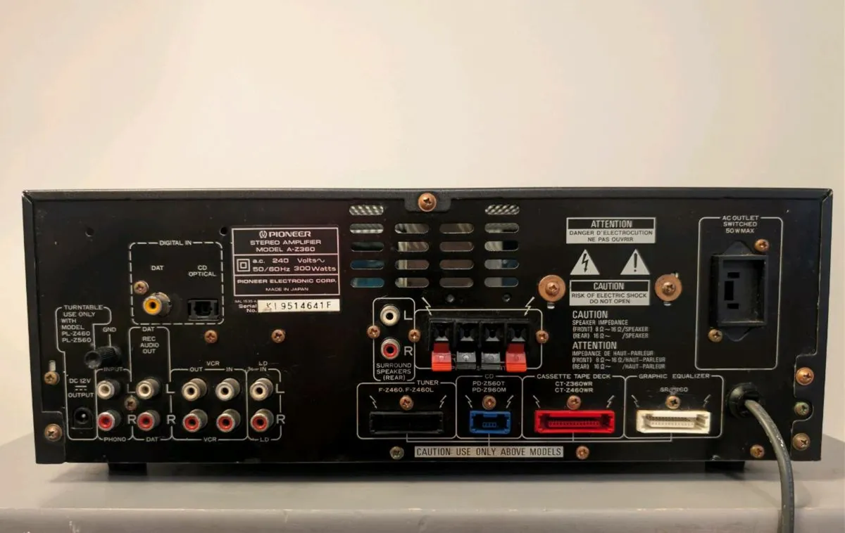Pioneer Amplifier digital input - Image 4