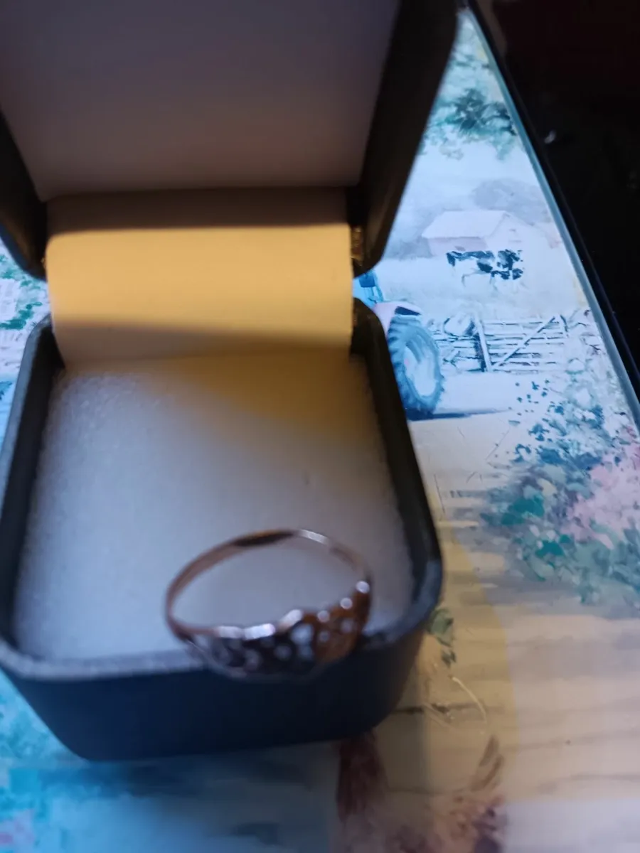 9ct gold ring - Image 1