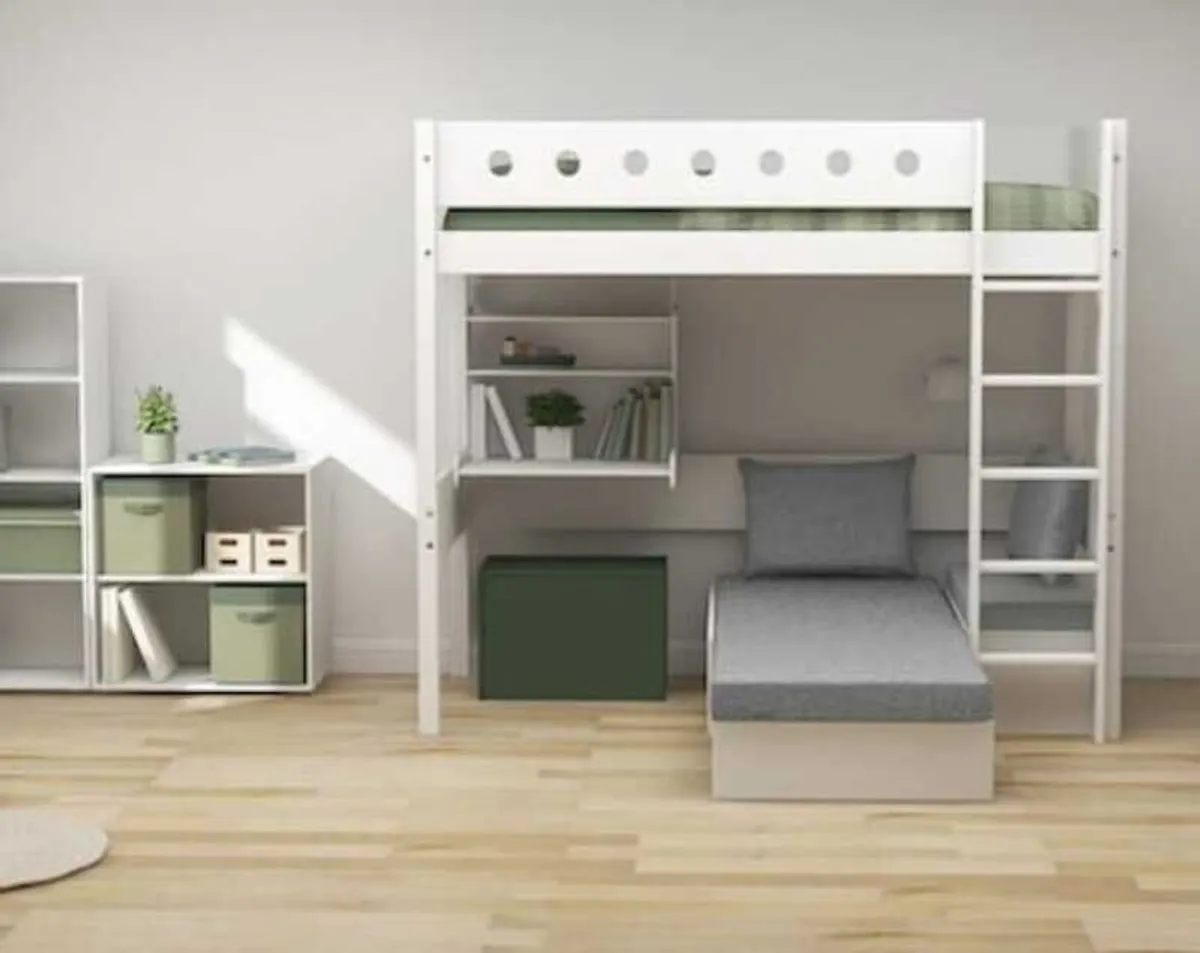 Flexa High Bed Ad Ons  - Sofa and Desk - Image 1