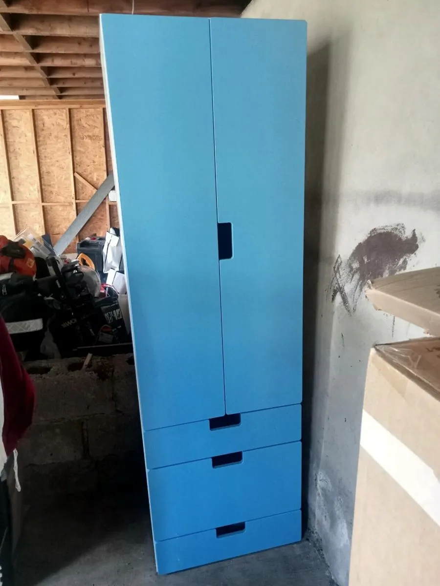 Blue IKEA bedroom unit - Image 1