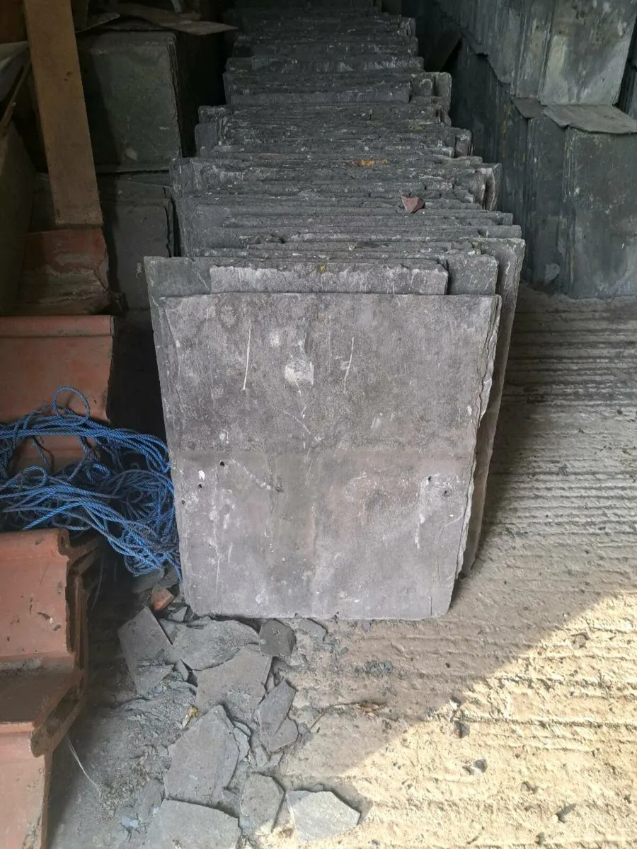 250 qty 27 inch Random Bangor Blue Slates - Image 1