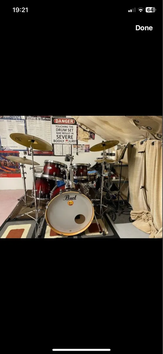 Pearl Drum Kit - Image 1