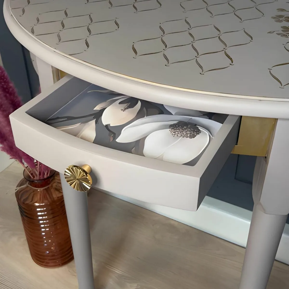 Renewed console table half moon - Image 4